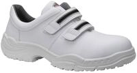 ELTEN Sicherheitsschuhe White Strap Low ESD S3S, Damen und Herren, Textil,