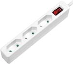 LogiLink LPS230 3-fach Steckdosenleiste (Eurobuchse) - CEE 7/16, mit Ein/Aus Schalter