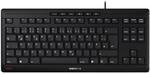 CHERRY Stream Keyboard TKL, Kabelgebundene Tastatur ohne Nummernblock, Deutsches