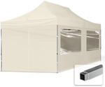 TOOLPORT Faltpavillon Faltzelt Pavillon 3x6m - 4 Seitenteile Aluminium 32mm...