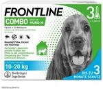 FRONTLINE Combo Hund M gegen Zecken, Fl&ouml;he & Haarlinge (10 bis 20 kg) - 3X Pipetten