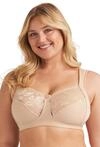Miss Mary of Sweden Lovely Lace b&uuml;gelloser Vollschalen-BH aus Baumwolle 85B Beige