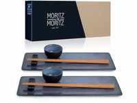 Moritz & Moritz VIDA 10-tlg. Sushi Geschirr Set für 2 Personen - Sushi...