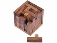 LOGOPLAY Packwürfel 125-3D Puzzle - Denkspiel - Knobelspiel - Geduldspiel -