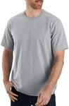 Carhartt Herren Relaxed Fit, schweres, kurz&auml;rmliges T-Shirt, Grau meliert, XL