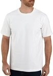 Carhartt Herren Relaxed Fit, schweres, kurz&auml;rmliges T-Shirt, Wei&szlig;, XXL