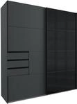 DEINE TANTE EMMA E60640 Saigon Anthrazit/Schwarz Kleiderschrank Schwebet&uuml;ren
