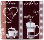 Maximex Multi-Platte Kaffeeduft, Herdabdeckung f&uuml;r Glaskeramik-Kochfelder,