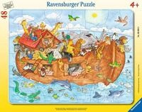 Ravensburger Kinderpuzzle - 06604 Die gro&szlig;e Arche Noah - Rahmenpuzzle f&uuml;r Kinder ab