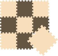 LittleTom 9 Teile Spielmatte Baby Puzzlematte ab Null - 30 x 30 cm Krabbelmatte