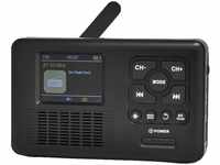 Reflexion TRA560DAB tragbares Kurbel-Radio, DAB-Radio mit Taschenlampe und