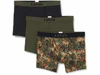 Levi's Herren Dotted Camo Men's Briefs Giftbox Boxer Shorts, Grey / Green, M EU
