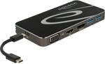 Delock USB Type-C&trade; 3.2 Dockingstation 4K HDMI + DP /