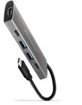 AXAGON HMC-5G2 Station d'accueil USB 3.2 Gen 2 (3.1 Gen 2) Type-C Gris