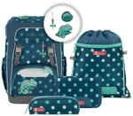 Step by Step Giant Schulranzen-Set Chameleon Joshy, 5-teilig, t&uuml;rkis, ergonomischer