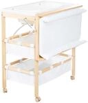 roba Bade Wickel Kombi Baby Pool - Wickeltisch klappbar mit integrierter Badewanne -