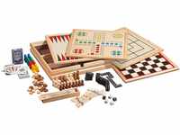 Philos 9960 - Holz-Spielesammlung mit 10 Spielmöglichkeiten