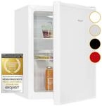 Exquisit KB60-V-090E Mini-K&uuml;hlschrank in Wei&szlig; - 52 L - LED - 45 cm Breit