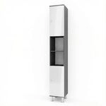 Vicco Badschrank Fynn, Anthrazit, 30 x 190 cm, zur Aufbewahrung von...