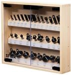 STIER Fr&auml;sersortiment in stabiler Vitrine, 30-teilig, 8 mm, Fr&auml;ser f&uuml;r