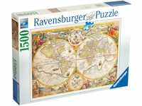 Ravensburger Puzzle 16381 - Historische Weltkarte - 1500 Teile Puzzle für Erwachsene