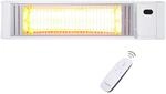 VASNER Teras X20 &ndash; Infrarot Heizstrahler 2000 Watt, 6 Heizstufen, abgerundetes