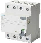 Siemens - FI-Schutzschalter 4-Polig Typ F Kurzzeitverz&ouml;gert 63 A
