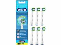 Oral-B Precision Clean Aufsteckbürsten für elektrische Zahnbürste, 6 Stück, mit