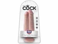 PIPEDREAM King Cock Two Cocks One Hole Flesh 7 inches, Hautfarbe