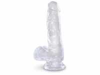 PIPEDREAM King Cock 6 Inch Cock w Balls - Transparant, 280 g 5752-20, Transparent