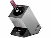 CASO WineCase One Inox - Design Weinkühler für eine Flasche, Temperaturbereich von