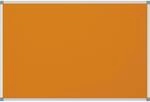Pinnboard MAULstandard, 120 x 90 cm, hochwertiger Filz, Aluminium-Rahmen, orange