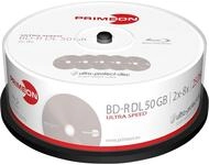 PRIMEON BD-R DL 50GB/2-8x Cakebox (25 Disc) Ultra-Protect-disc Surface