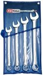 KS Tools 518.0644 CHROMEplus Ringmaulschl&uuml;ssel-Satz, abgewinkelt, 4-tlg.