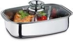 K&uuml;chenprofi 2386102836 Cook Aromabr&auml;ter, Edelstahl, Silber/Schwarz | Aromaknopf 75