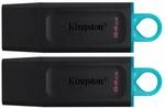 Kingston DataTraveler Exodia DTX/64GB-2P USB-Stick 3.2 Gen 1 - mit Schutzkappe und