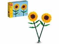 LEGO Creator Sonnenblumen, Set mit künstliche Blumen für Kinder ab 8 Jahren, ideal