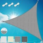 Sol Royal Sonnensegel dreieckig 3,6x3,6x3,6m Wasserdurchl&auml;ssig HDPE...