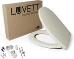 LUVETT&reg; WC-Sitz mit Absenkautomatik C100 oval universell, Toilettendeckel mit 3
