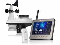 Bresser WLAN HD TFT Funk Wetterstation mit Profi Sensor und Regenmesser zur Messung