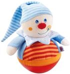 HABA Stehauffigur Kasper &ndash; Motorikspielzeug mit Wackel- & Klingeleffekt f&uuml;r Babys