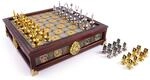 The Noble Collection Quidditch Chess Set Silver & Gold Plated