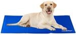 Relaxdays K&uuml;hlmatte Hund, selbstk&uuml;hlend, abwischbar, robust, mit Gel,...