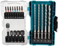 Makita E-07026 Bohrer- und Bit-Set, 18-teilig