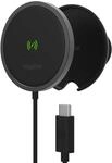 ZAGG Mophie-Snap+Kabellose Halterung f&uuml;r L&uuml;ftungsschlitze, Schwarz