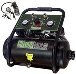 TRUTZHOLM Brushless Silent Fl&uuml;sterkompressor innenbeschichtet 900 W / 9 Liter silent