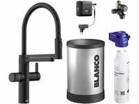 BLANCO drink.hot EVOL-S Pro schwarz matt | Multifunktionales Heißwassersystem 