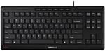 CHERRY Stream Keyboard TKL, Kabelgebundene Tastatur ohne Nummernblock, EU-Layout