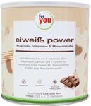 for you Power Eiwei&szlig; Schoko 750 g &ndash; Mehrkomponenten Eiwei&szlig;pulver | Mit