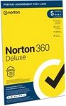 Norton 360 Deluxe 2026 | 5 Ger&auml;te | 1-Jahres Abonnement mit automatischer
